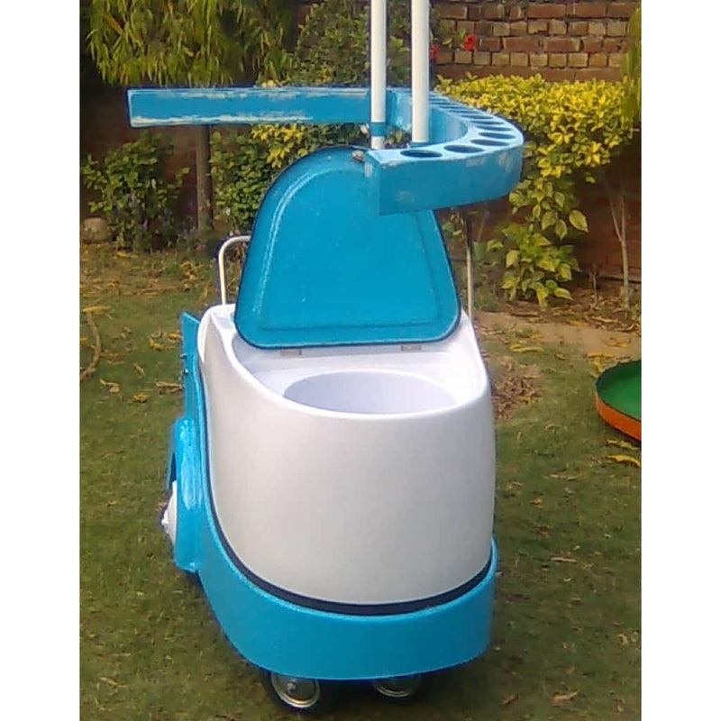 Ice Shaver Cart Side View