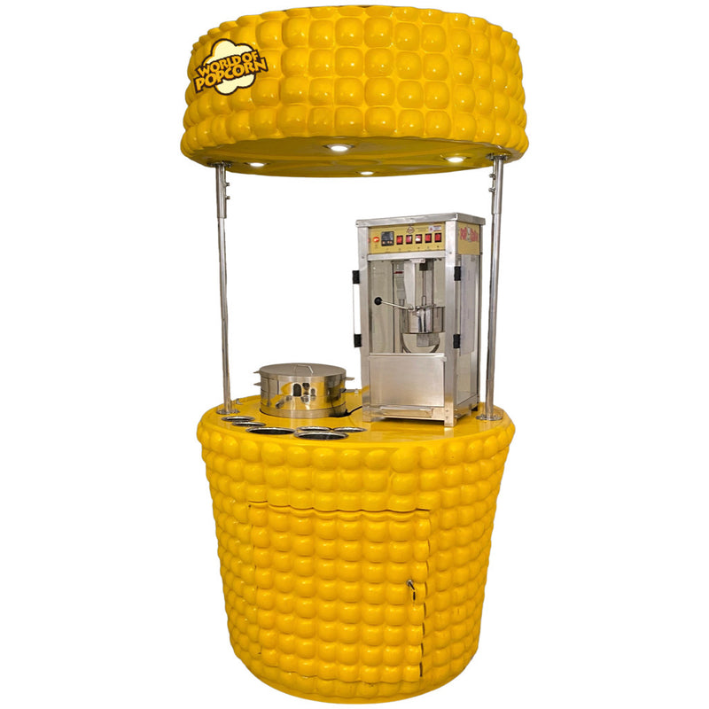 steamed corn machine kiosk